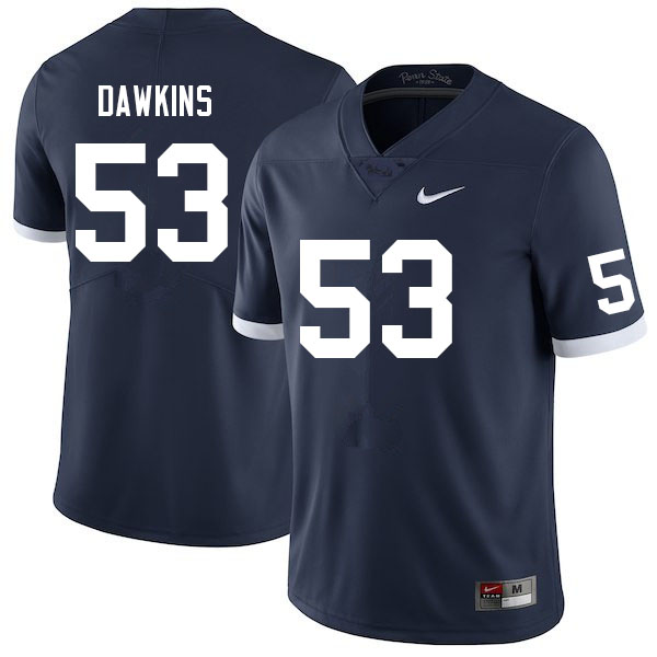 Men #53 Nick Dawkins Penn State Nittany Lions College Football Jerseys Sale-Retro